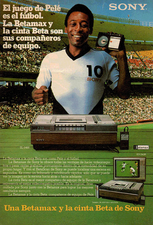 pub pel�?© betamax magn�?©to